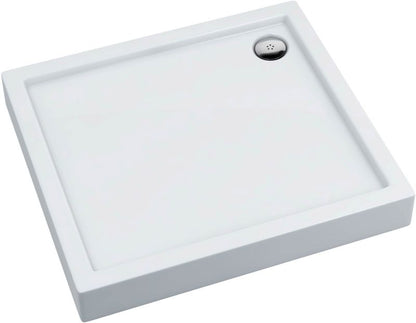 Schedpol Lena akrylbrusekar rektangulær 70 x 90 x 14 cm hvid