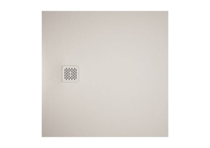 Kompositbrusebakke 90x90 cm Beige Skridsikker Klasse C
