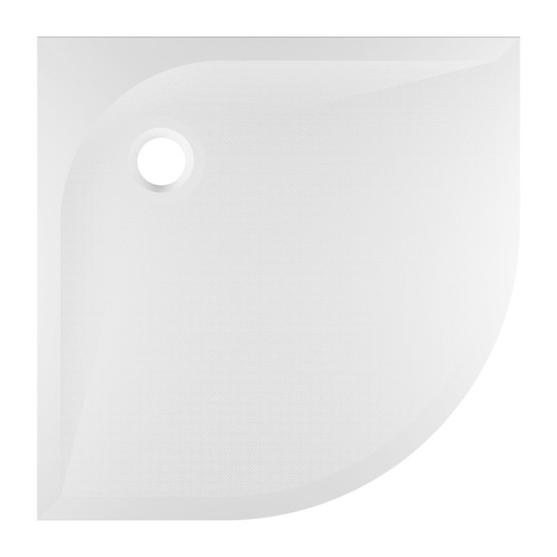 Brusebund Cavally 90x90x3 cm Hvid