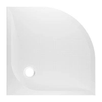 Brusebund Cavally 90x90x3 cm Hvid