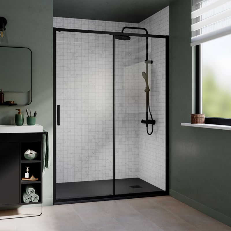 Brodziskonglomerat 140 x 80 x 3 cm Sort Antiskrid