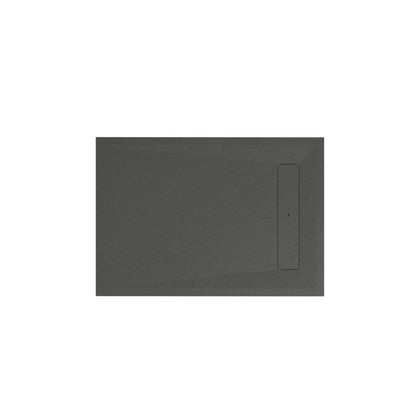 Brodziskonglomerat Rektangulært 90x120 cm Sort Antiskrid