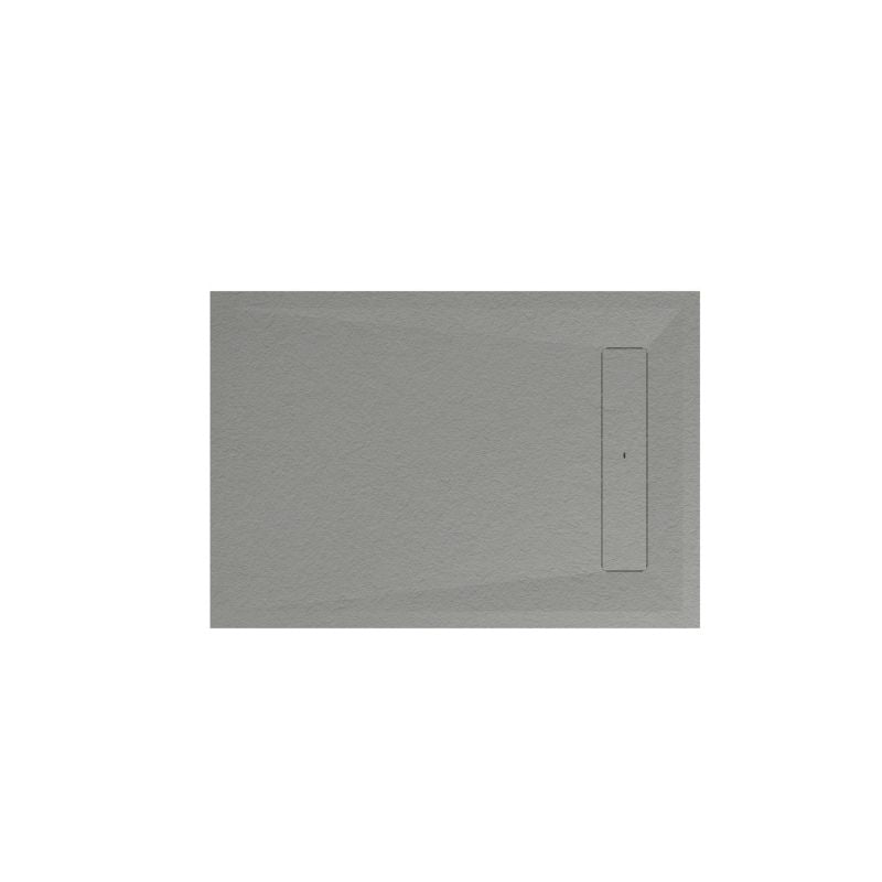 Konglomeratbrusebakke Luiro Rektangulær 90x120 cm Grå Antiskrid