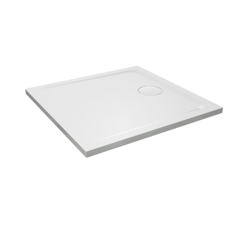 Brodzik konglomeratowy Teesta 90x90 cm Hvid