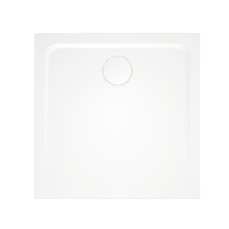 Brodzik konglomeratowy Teesta 90x90 cm Hvid