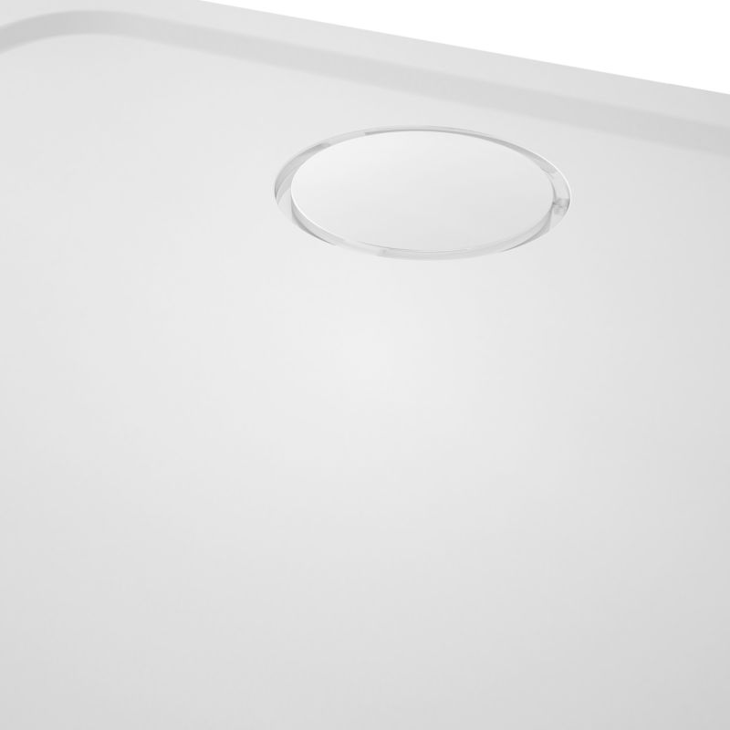 Brodzik konglomeratowy Teesta 90x90 cm Hvid