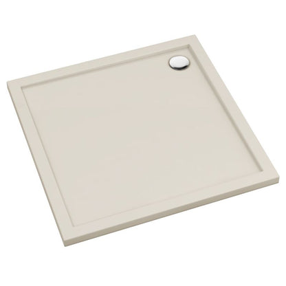 Akrylbrusebad 90x90 cm Firkantet Cashmere Mat Antimikrobiel