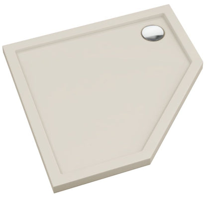 Akrylbrusebund Atla Femkantet 80x80x4,5 cm Kasjmir Mat | MA2397/PK/MG