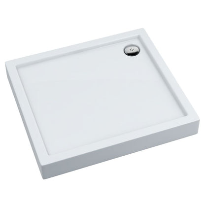 Akrylbrusebund Lena New 70x90x14 cm Hvid