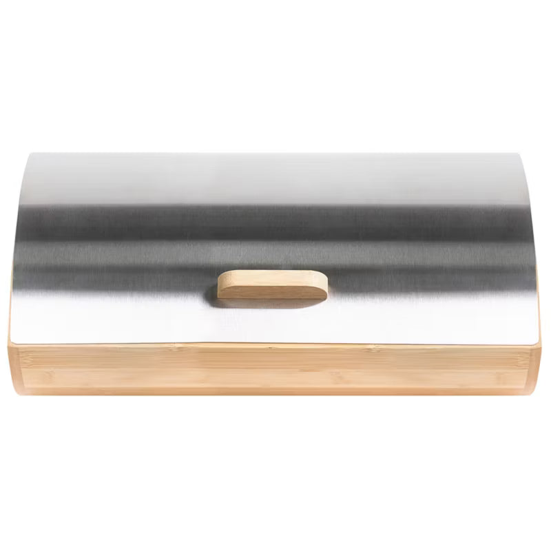 Brødkasse Bambus 36x16 cm Sølv