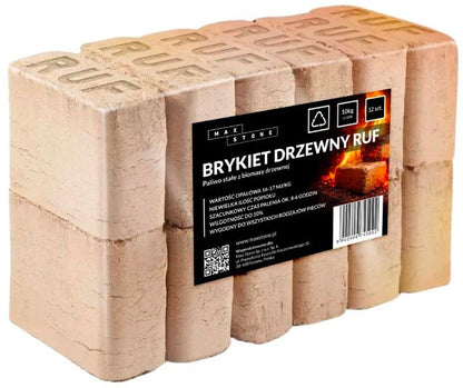 Træbriketter RUF 10 kg