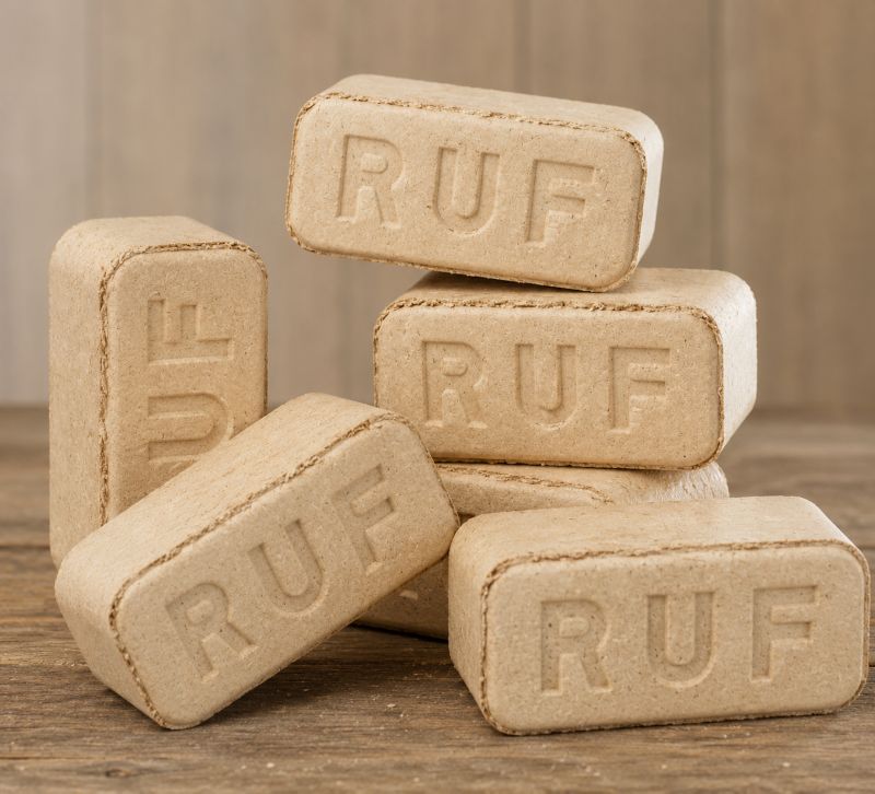 Træbriketter RUF 10 kg