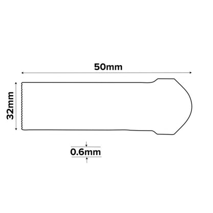 Bosch Starlock BIM brædtesavklinge 50 x 32 mm