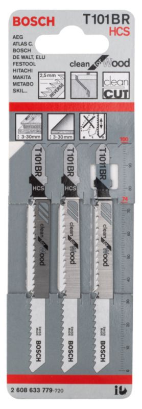 Bosch T101BR klinger, 3 stk.