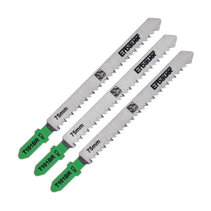 T-skaft klinger til træ Erbauer 3 - 30 mm 3 stk.