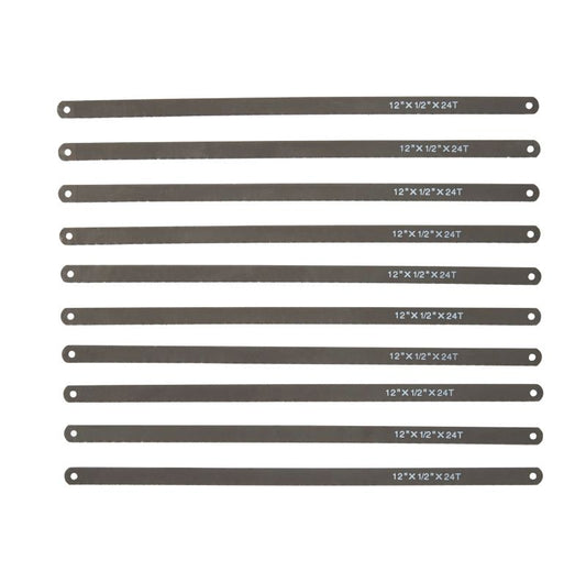 Brzeszczot til metal 24 TPI 300 mm 10 stk.