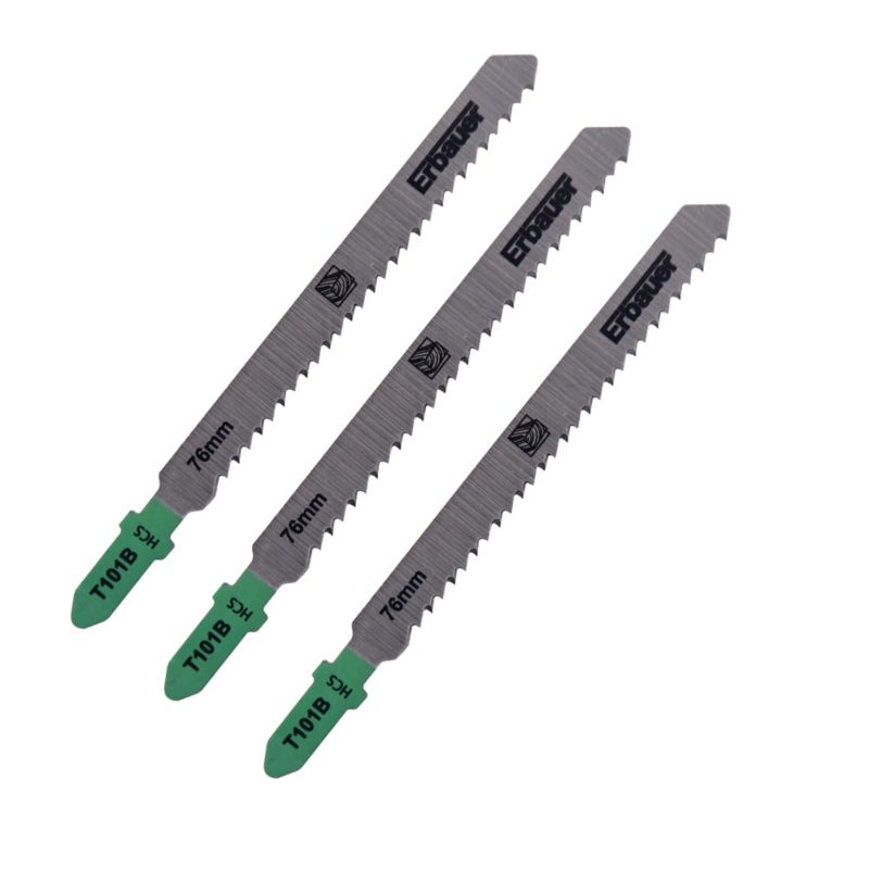 T-skaft klinger til træ Erbauer 3 - 30 mm 3 stk.