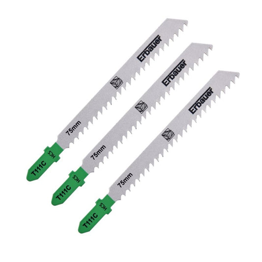 T-skaft klinger til træ Erbauer 4 - 50 mm 3 stk.