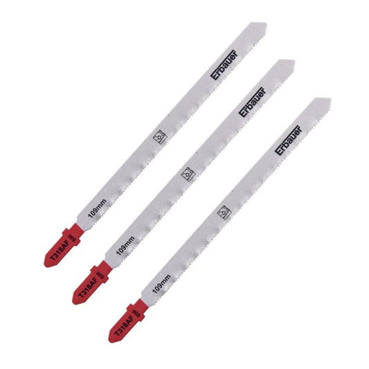 T-skaft klinger til metal Erbauer 1 - 3 mm, 3 stk.