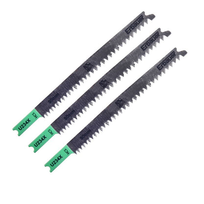 U-formet klinge til træ Erbauer 3 - 65 mm, 3 stk.