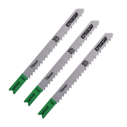 U-formet klinge til træ Erbauer 4 - 50 mm 3 stk.