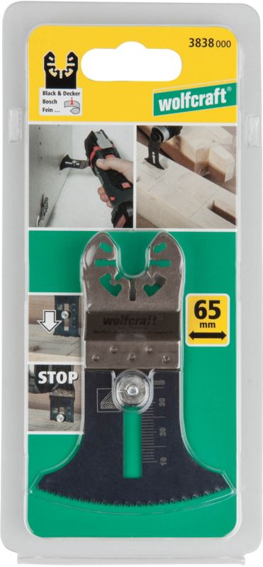 HCS 65 mm dyksavklinge til multifunktionsværktøj wolfcraft 3838000