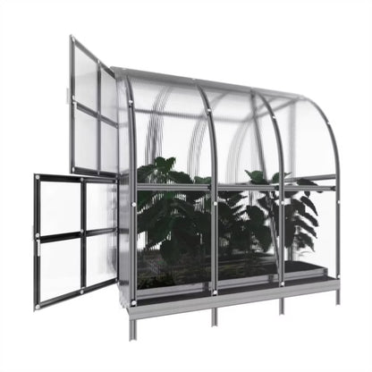 Bue Drivhus 3x2 m 6 mm Polycarbonat 6 m²