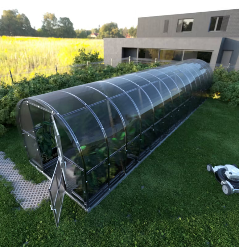 Buedrivhus 3x10 m 30 m² Polycarbonat 4 mm