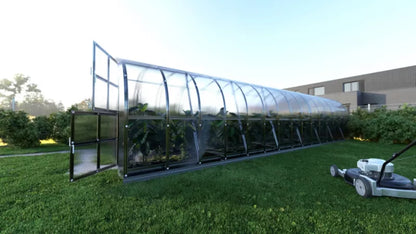 Buedrivhus 3x10 m 30 m² Polycarbonat 4 mm