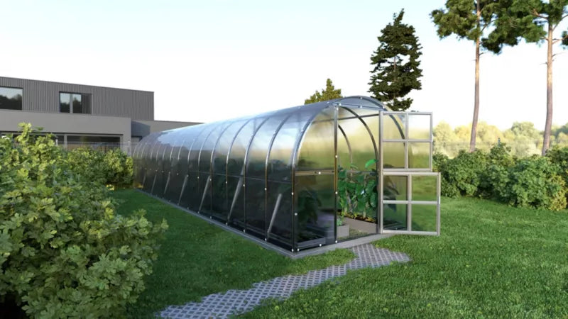 Buedrivhus 3x10 m 30 m² Polycarbonat 4 mm