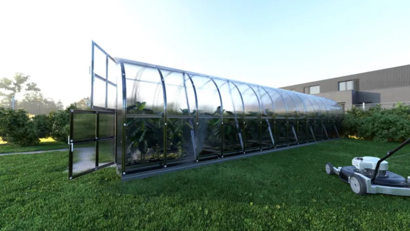 Buedrivhus 3x10 m 30 m² Polycarbonat 4 mm