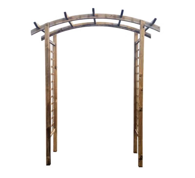 Buepergola 70x180x220 cm Fyrretræ