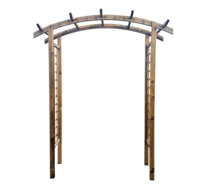 Buepergola 70x180x220 cm Fyrretræ