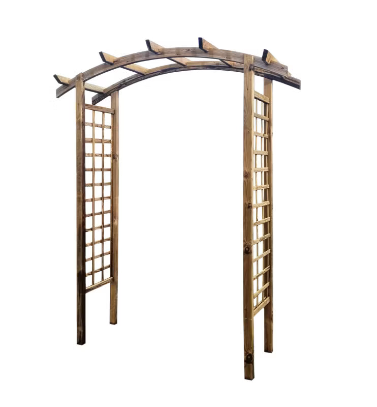 Buepergola 70x180x220 cm Fyrretræ