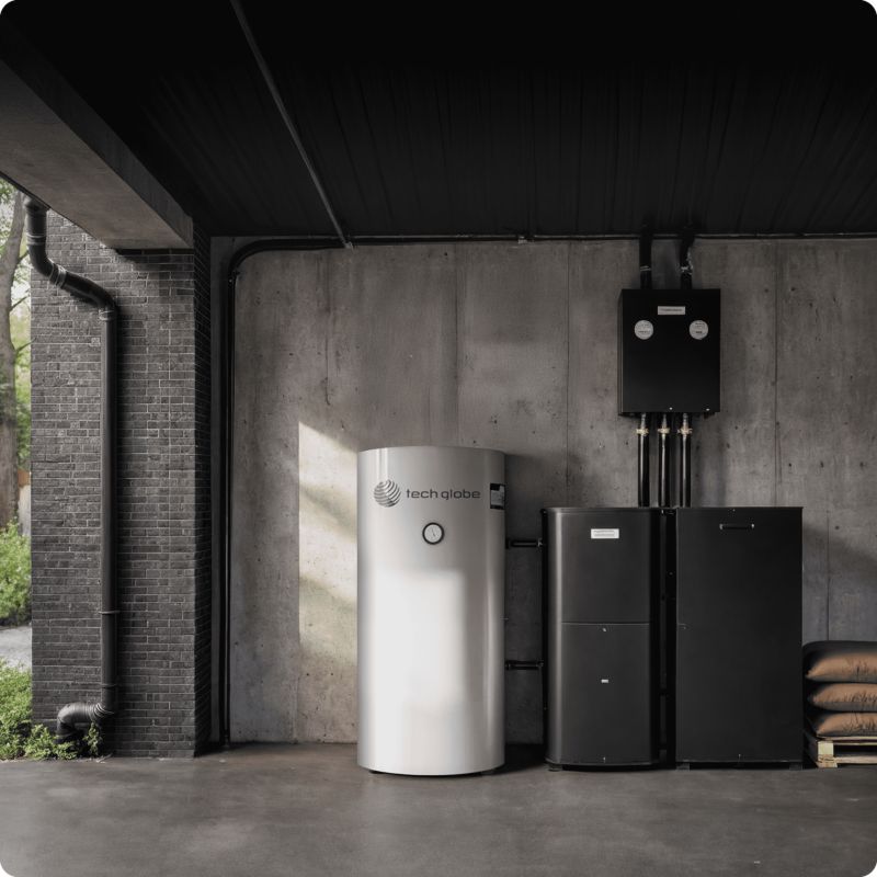 Akkumuleringstank 50 Liter Rustfrit Stål