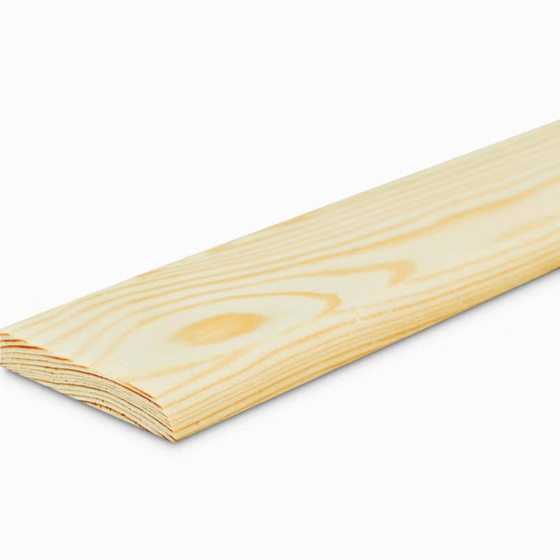 Bundstykke Fyr 2x12x95 cm Natur