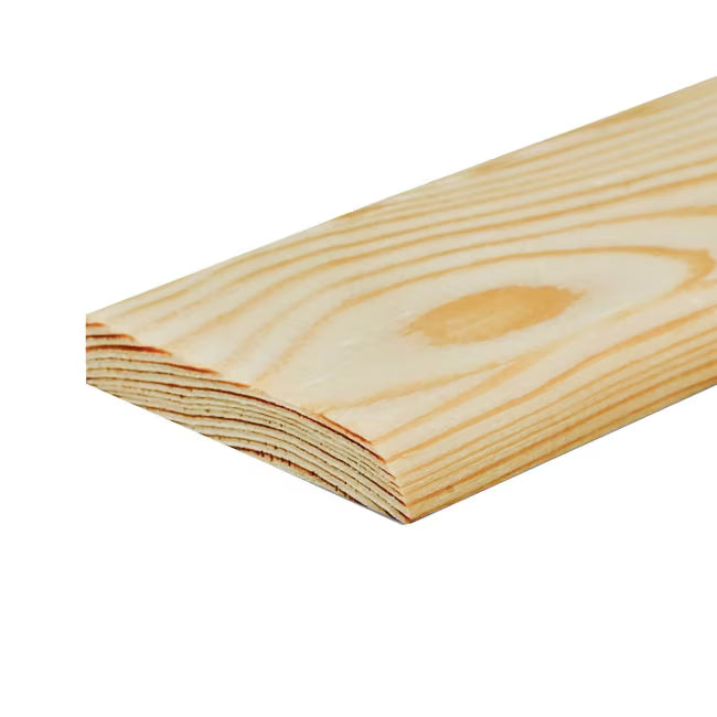 Bundstykke Fyrretræ 2x8x95 cm Natur