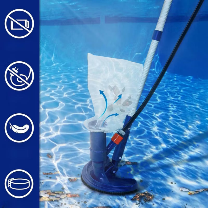 Bundsuger til Pool 114 cm Blå
