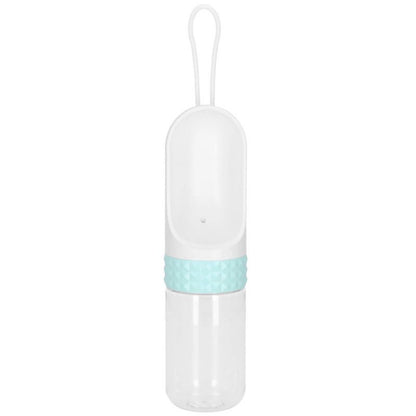 Springos rejseflaske til vand med drikkeskål til hund og kat 350 ml transparent 1 stk.