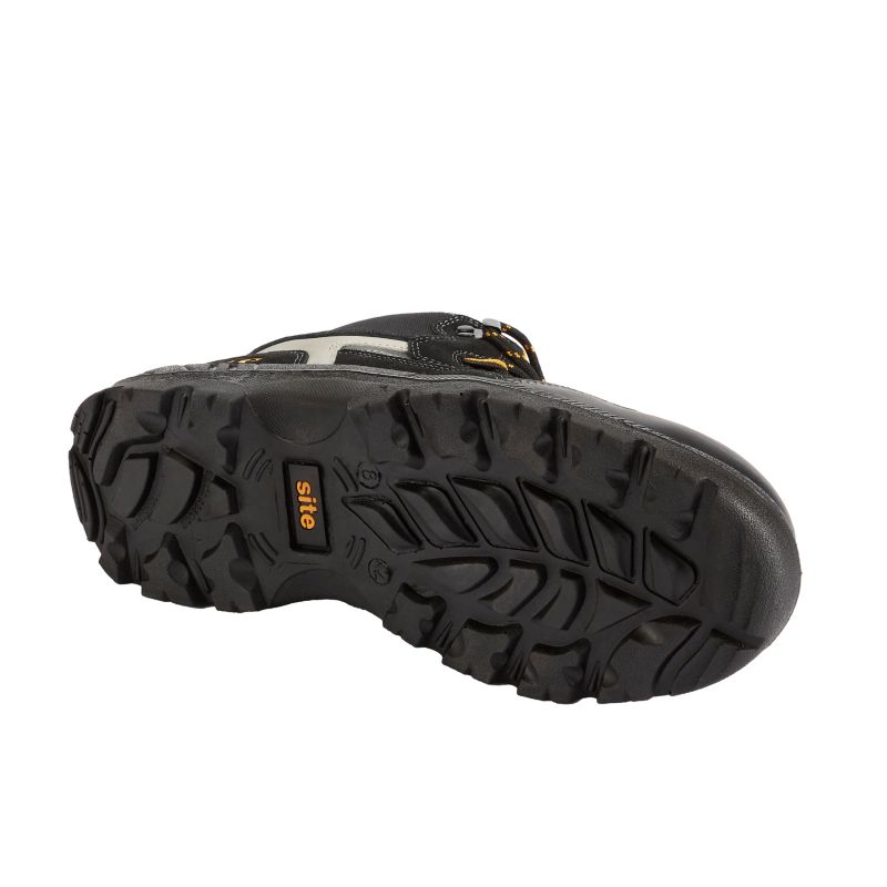 Site Rainhold S1P SRA sorte arbejdssko størrelse 44