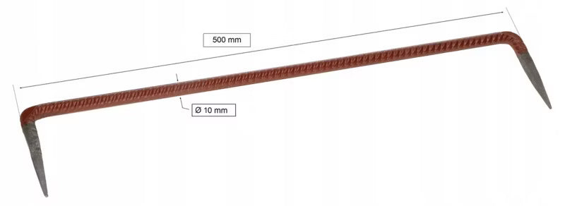 Byggeklamme 500 mm Stål | 5907465983853