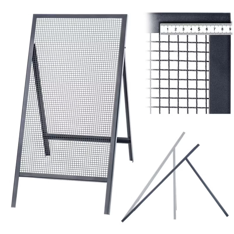 Byggesi 120x60 cm Maskestørrelse 10 mm Stål