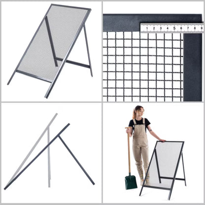 Byggesi 120x60 cm Maskestørrelse 10 mm Stål