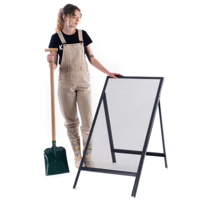Byggesi 120x60 cm Maskestørrelse 8 mm Stål