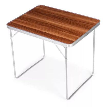 Campingbord 80x60 cm Brun Foldbar