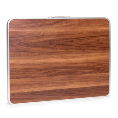 Campingbord 80x60 cm Brun Foldbar