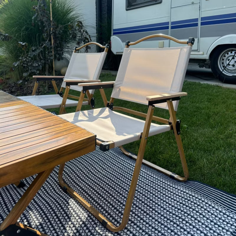 Campingbord Drevo 120 cm Aluminium Natur