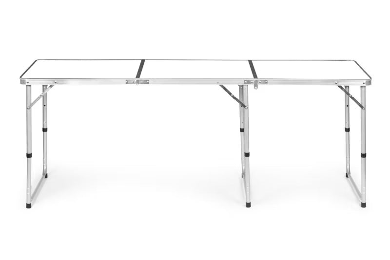 Campingbord Sammenklappeligt 180x60 cm Hvid