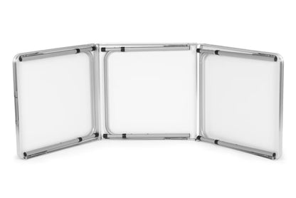 Campingbord Sammenklappeligt 180x60 cm Hvid