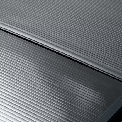 Carport 5x3 m Aluminium Grå